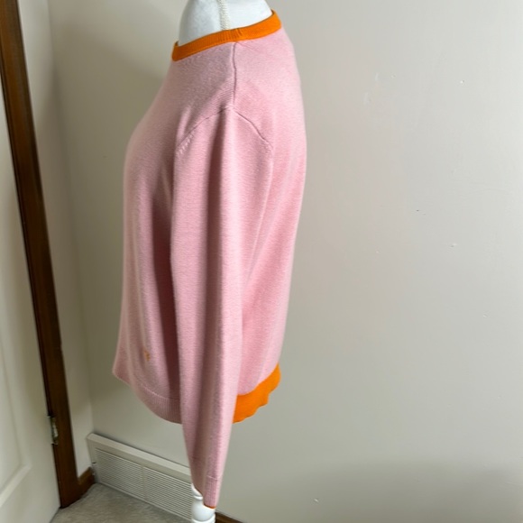 TORY BURCH SPORT PINK & Orange sweater cashmere & polyester - Picture 3 of 10